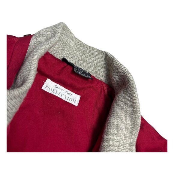 VINTAGE MICHAEL BRETT Retro 90s Luxury Designer Jacket Coat Mens Large - Picture 4 of 7